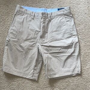 Polo by Ralph Lauren Men's Beige Flat Front Shorts